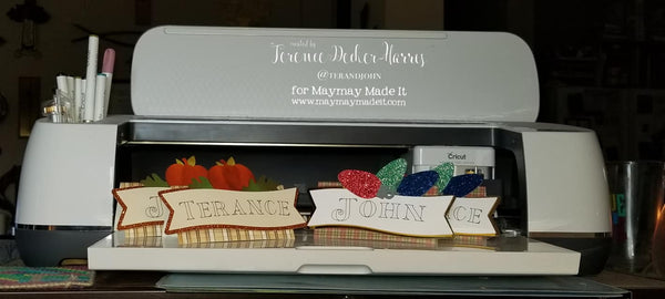 IG Alumni DT Place Card project created by Terance Decker-Harris