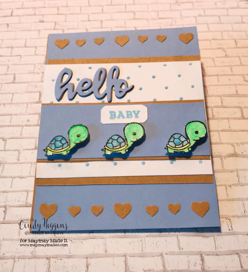 World Card Making Day- Mission InCARDible- New Baby Card by Cindy Higgins