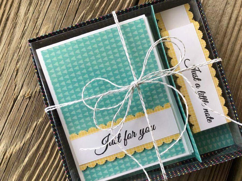 Sentiment Box Writing Greeting Card and Sentiment Box