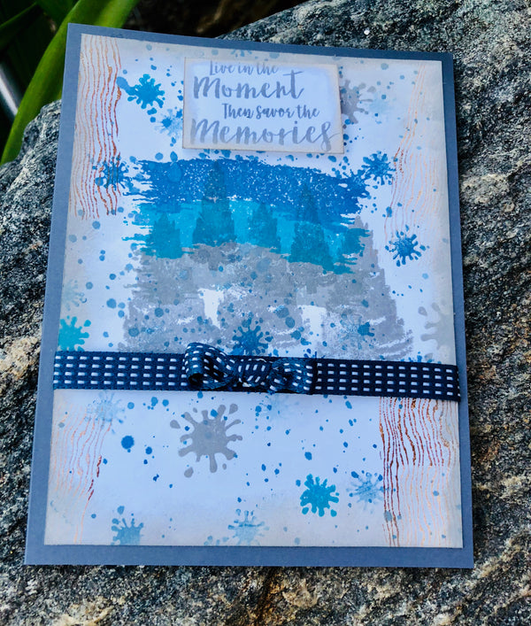 A Blue Hued Masculine Card