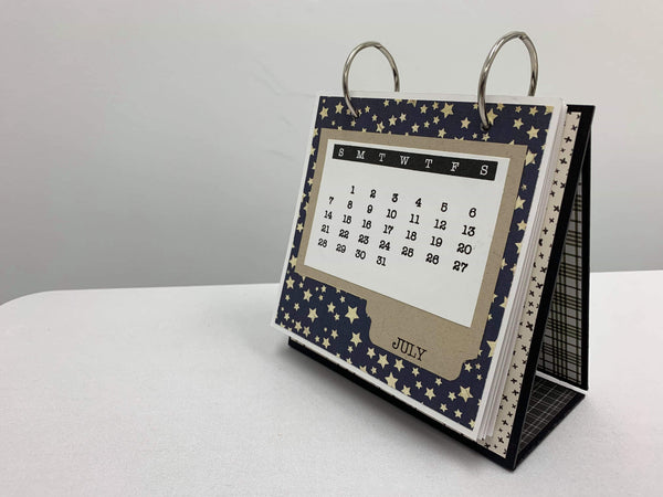 Desk Calendar that Becomes a Mini Album