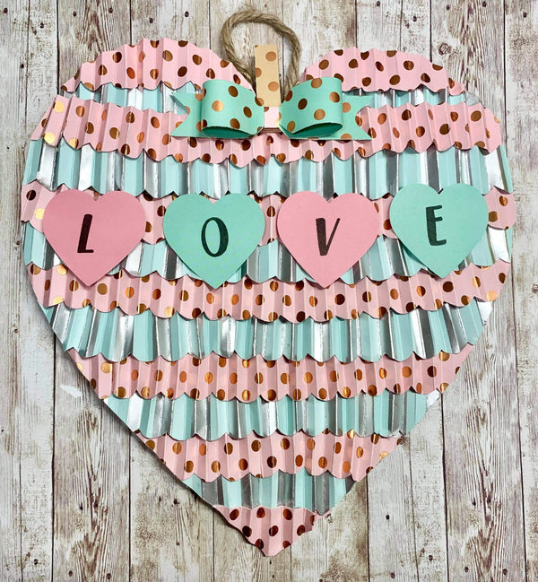 Maymay’s Mintay Designer Michelle’s Love Heart Wall Art