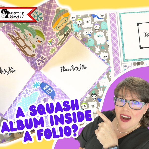 Fun Folds aren’t just for cards!  Fun Fold Folio SQUASH EDITION