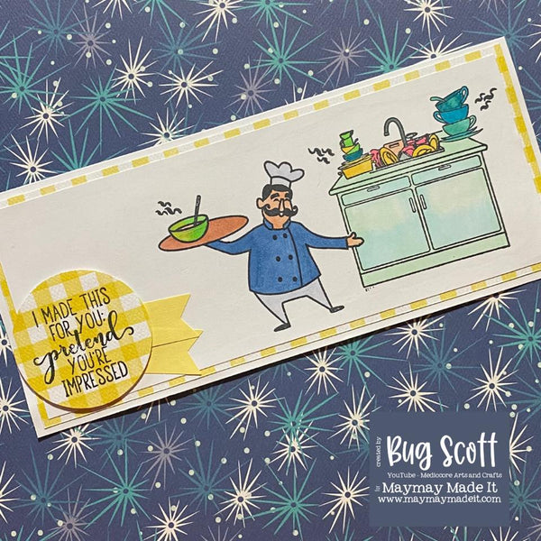 2021 Spring/Summer Design Team Bug Scott Stamping Masking Technique Card
