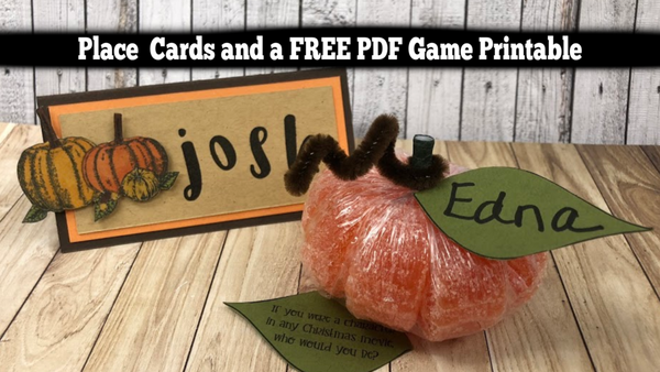 Holiday Place Cards and a Contest
