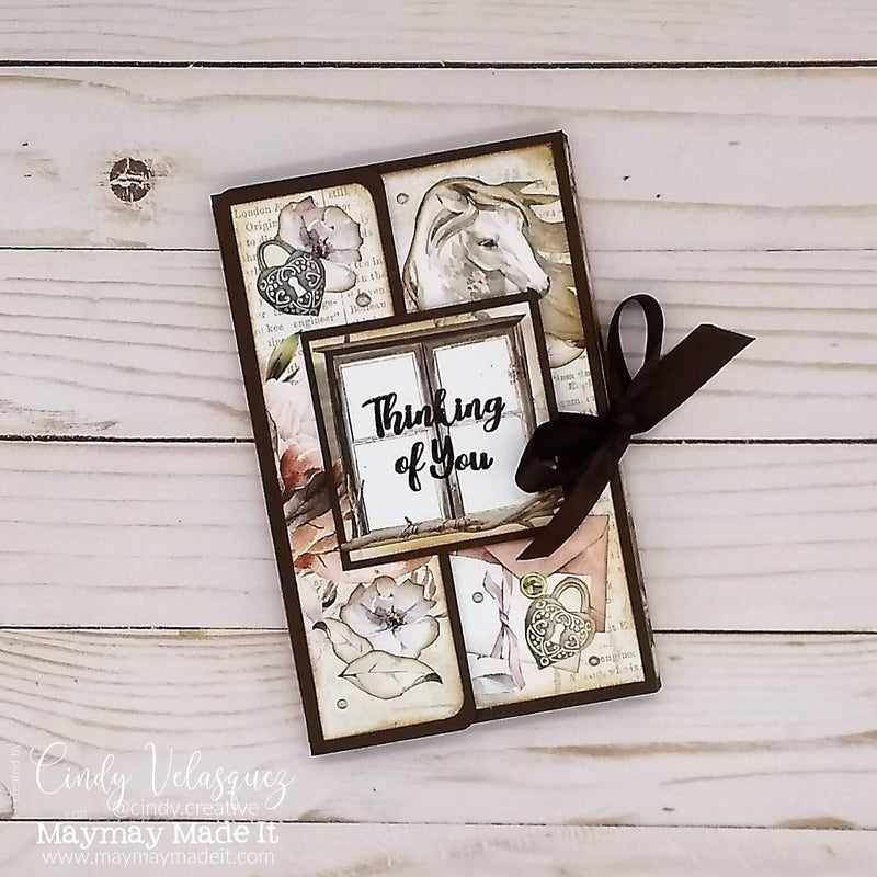 Maymay's Pictorial Design Team Waterfall Folio Card