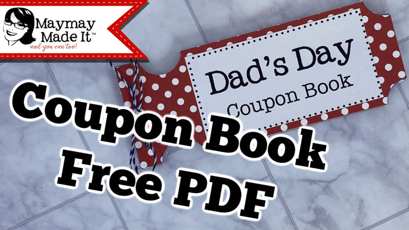 DIY Coupon Book for Dad Tutorial with Free PDF