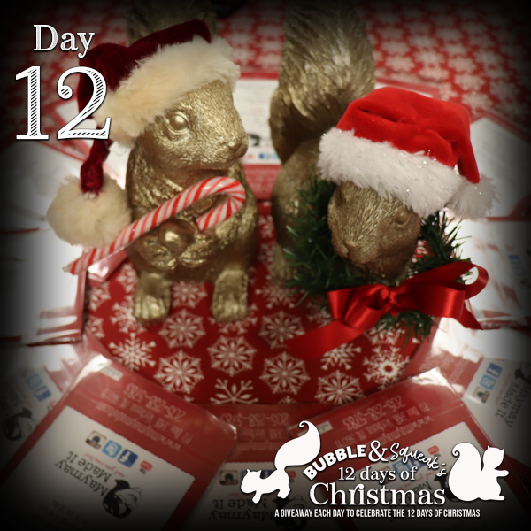 12 Days of Bubble and Squeak Giveaway- Day 12