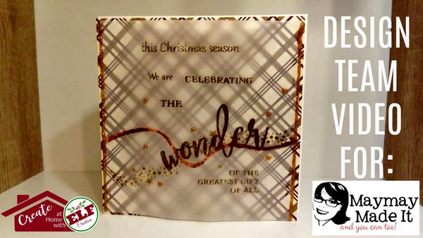 Vintage Velum Wonder Christmas Card