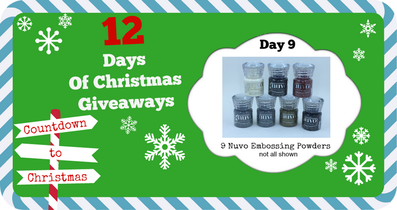 12 Days of Christmas Giveaways Day 9