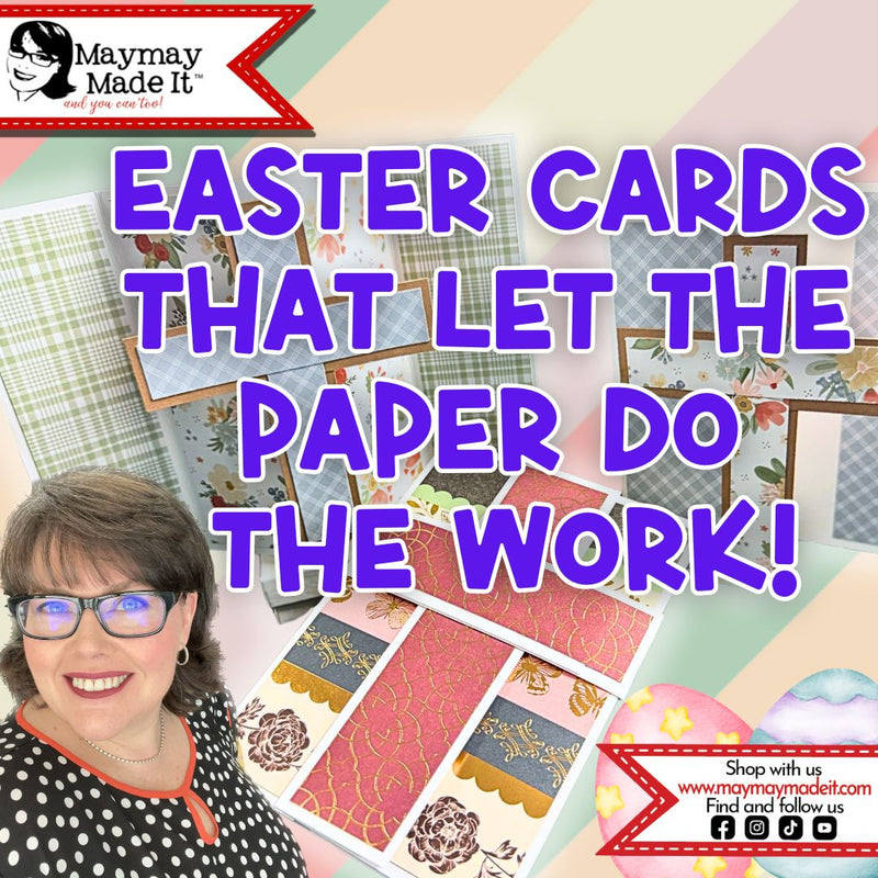 SCRAPBUSTER IDEA: Don’t have Easter Paper?  Use what you have!