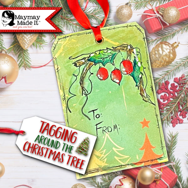 Painted Stamps??  Leave it to Brenda!
