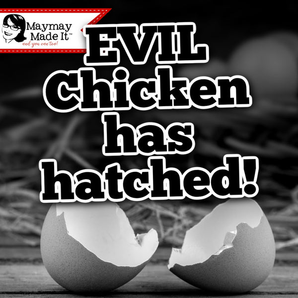Evil Chicken and a Cute Chickie!  This one is for FORD!