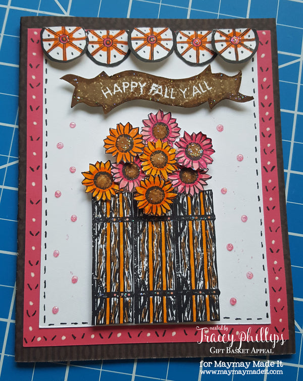 Fall Flower Card and Color Challenge