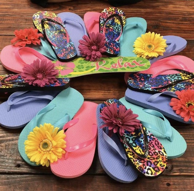 Tuesday Live Project- Flip Flop Wreath Tutuorial