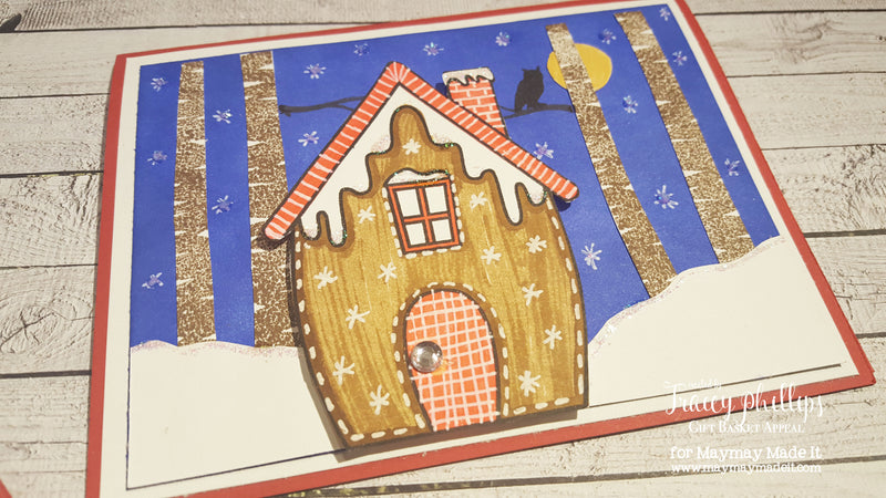 Blog DT Project | Winter Forest Gingerbread House