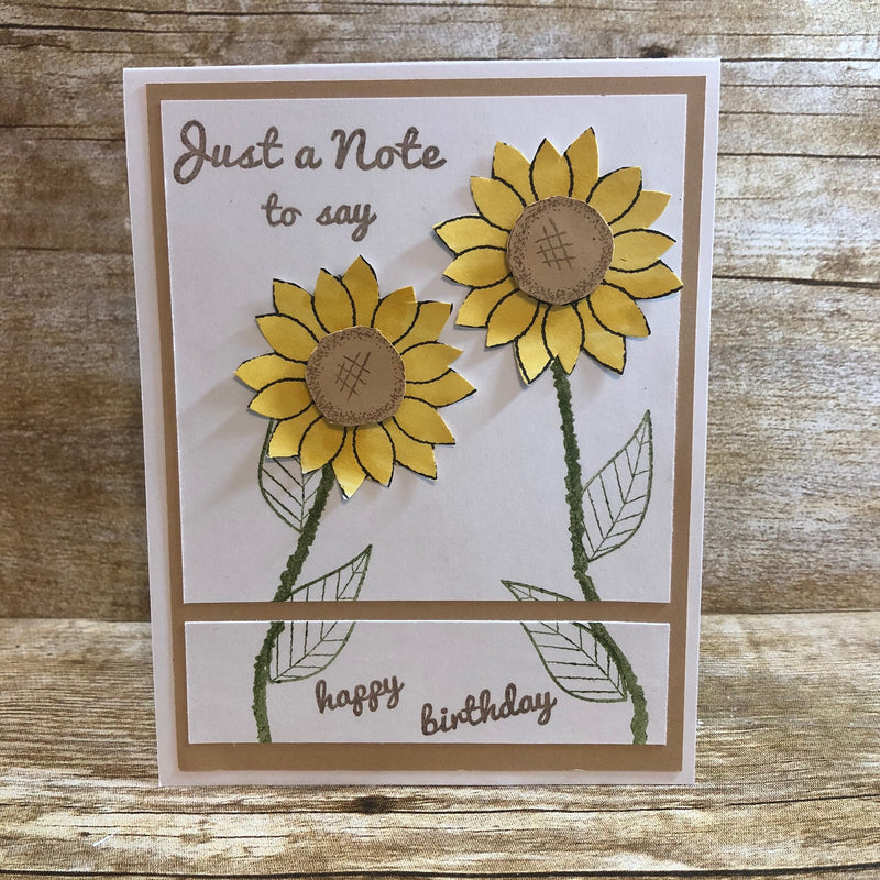 Sunflower Birthday Card