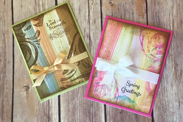 Easy Distress Ink Background