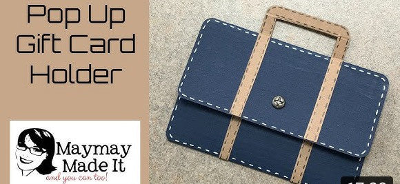 Stamping Saturday~Briefcase Popup Gift Card Holder