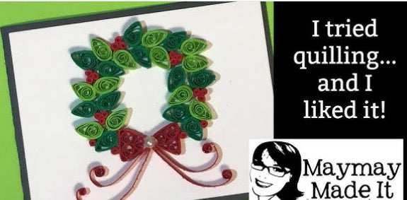 Quilled Wreath Card