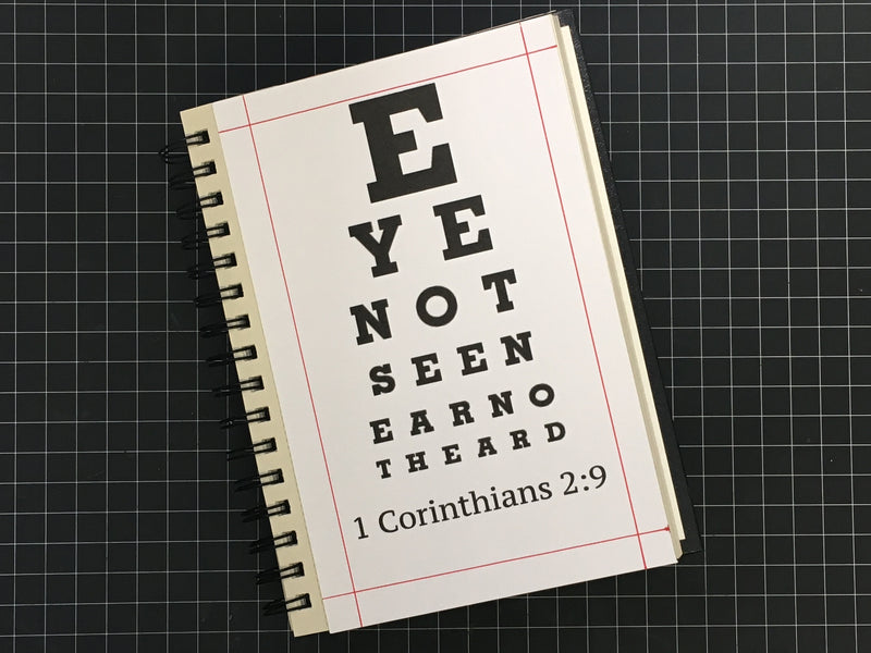 Eye Has Not Seen Eye Chart and Scripture Art