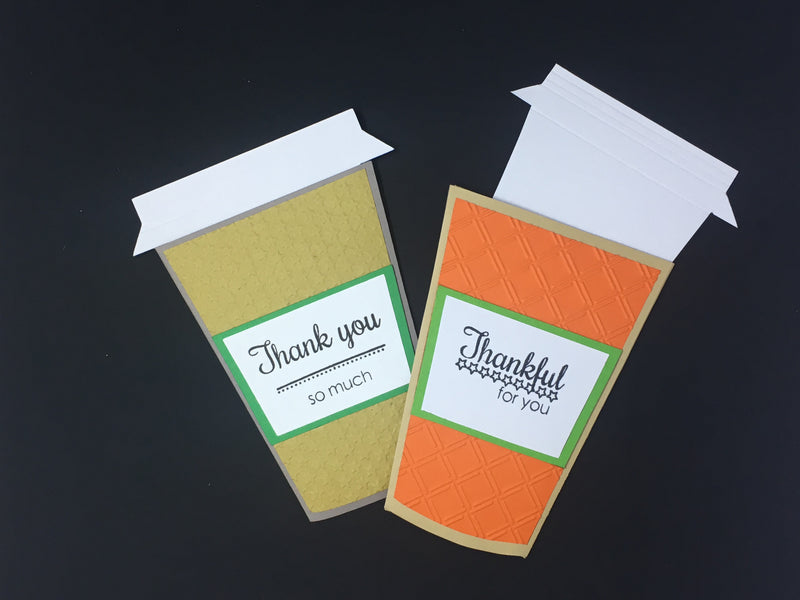 Coffee Cup Card Tutorial and Free PDF Template