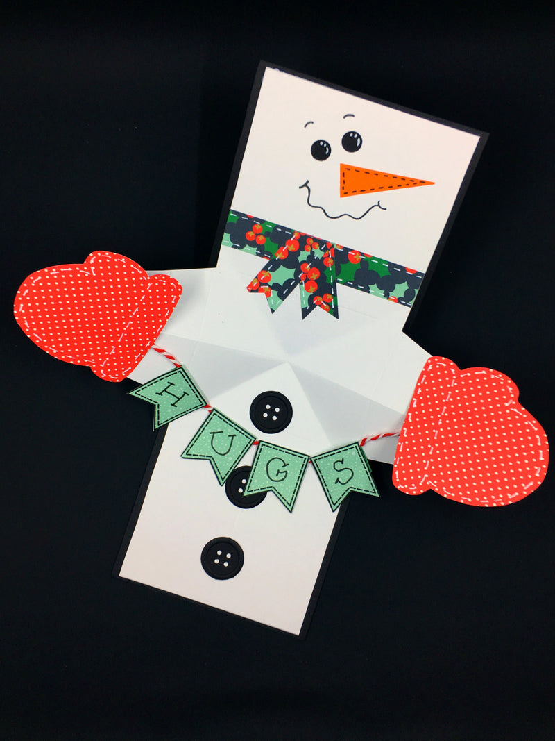 Snowman Twist and Pop Card