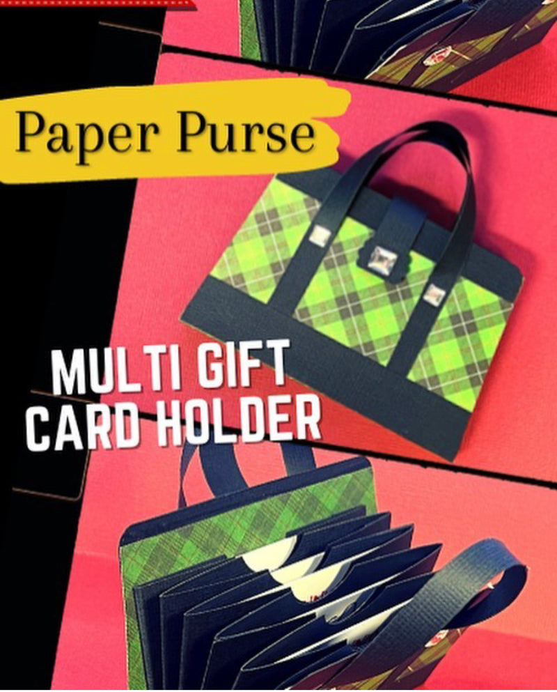 DIY Paper Purse Multiple Gift Card Holder EASY***PEASY**** DIY Paper Purse Multiple Gift Card Holder EASY***PEASY****