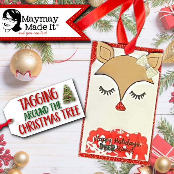 Merry Christmas Deer Tag!