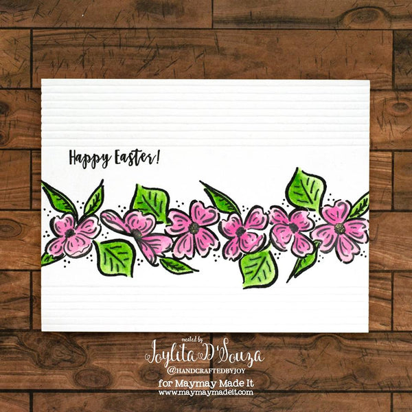 Happy Easter with Dogwoods in Bloom DT Project by Joy D'Souza