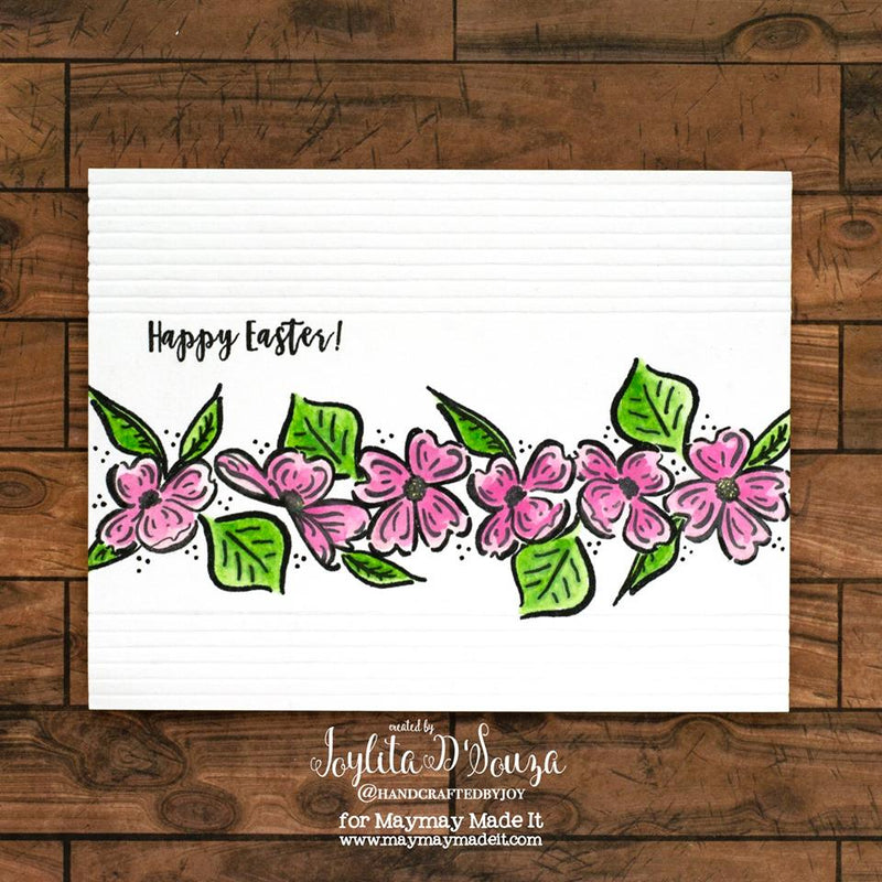 Happy Easter with Dogwoods in Bloom DT Project by Joy D'Souza
