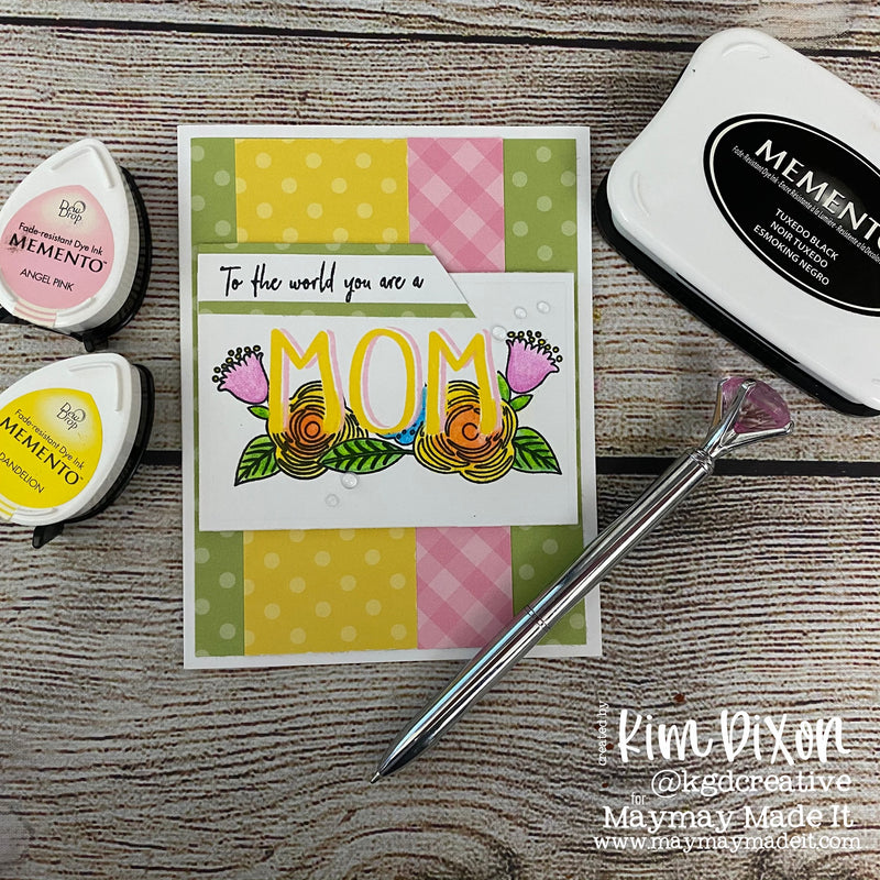 2021 Maymay Design Team Kim Dixon Flowers for Mom Card