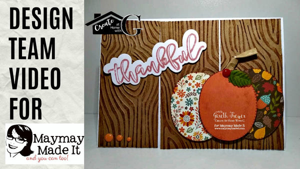 Pallet Pumpkin Thankful Card