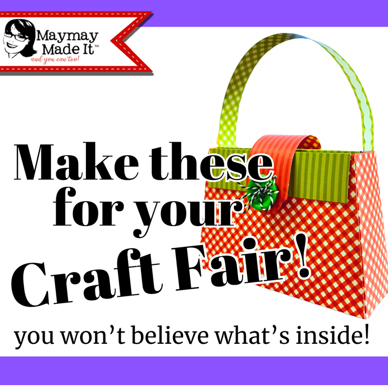Making what I would sell at a craft fair!  Or, give as gifts!