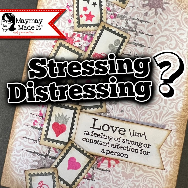Do you STRESS over DISTRESS, I DO!  Let's overcome it!