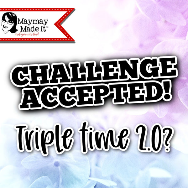 Let’s try something new to me…Triple time cutting?