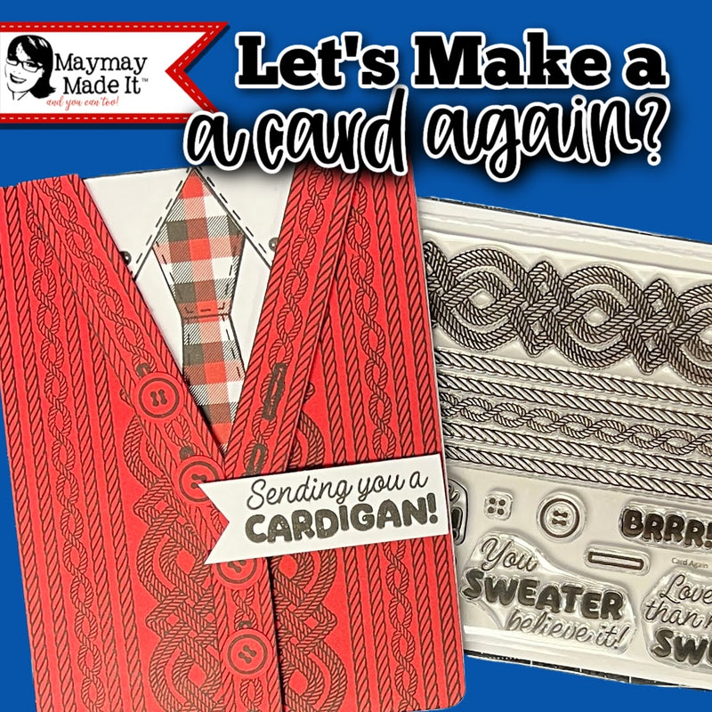 Great Masculine Card Idea!  Cardigan or Card-Again? lol