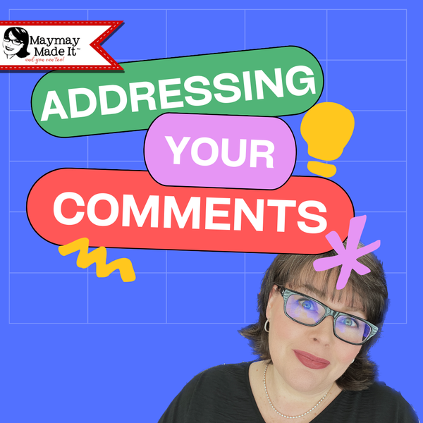 Don’t want to make you wait, let’s talk about your comments Part 4