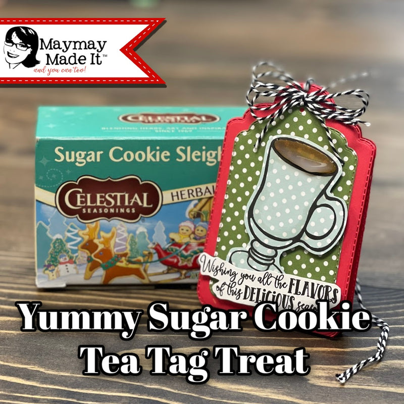 The Crafter Show TEA TAG GIFT TREAT IT'S CHRISTMAS IN JULY!  LET'S DO THIS!