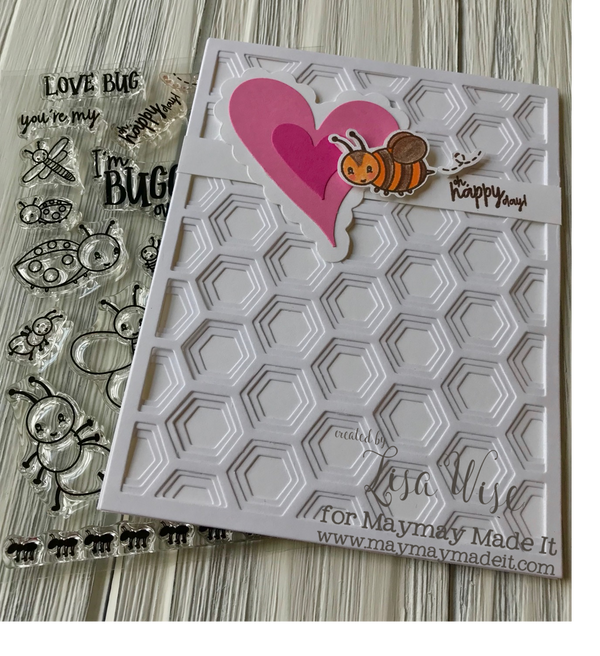 Design Team Color Throw Down Challenge, Oh Happy Day Bee Card