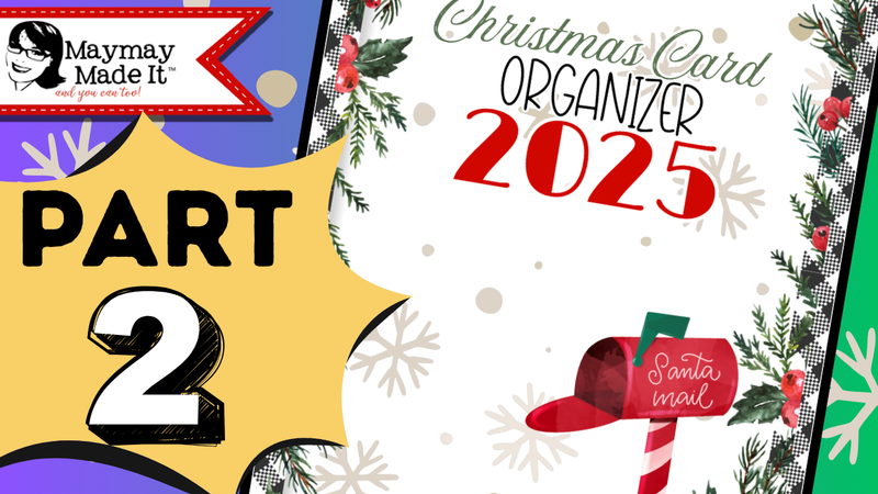 Actually mail out Christmas cards!  How to get started...Don't let time get away from you!