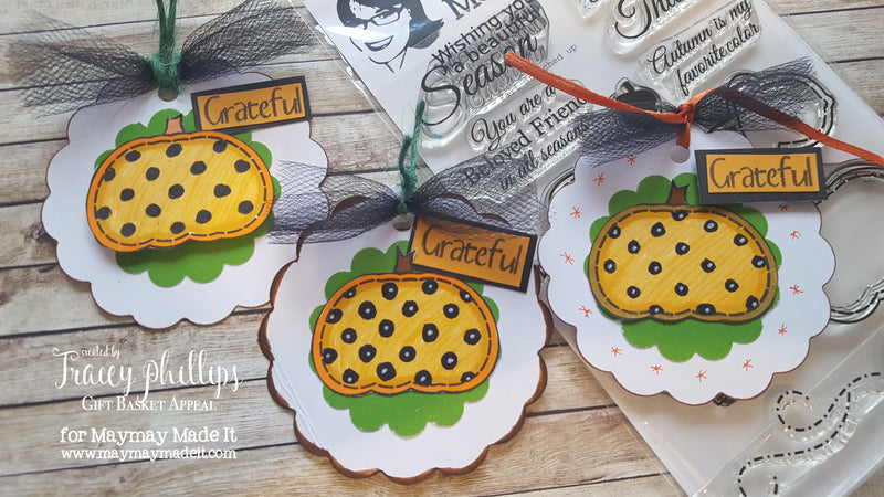 Pumpkin Tag Embellishments | Blog Design Team