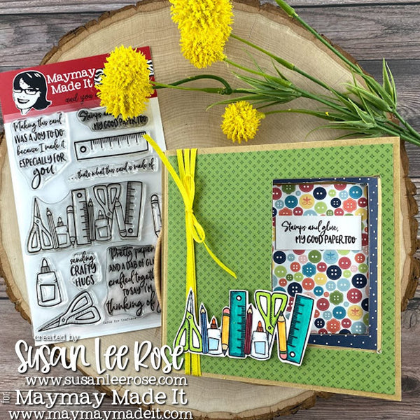 MAYMAY'S 2021 SPRING/SUMMER DT SUSAN LEE ROSE- FUN SLIDER CARD