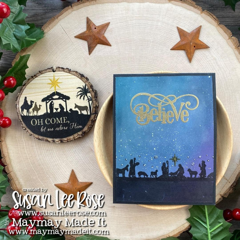 Maymay's 2021 Spring/Summer DT Susan Lee Rose Silhouette Card