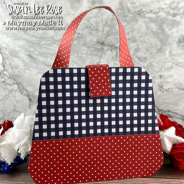 Maymay's 2021 Spring/Summer DT Susan Lee Rose God Bless America Paper Challenge