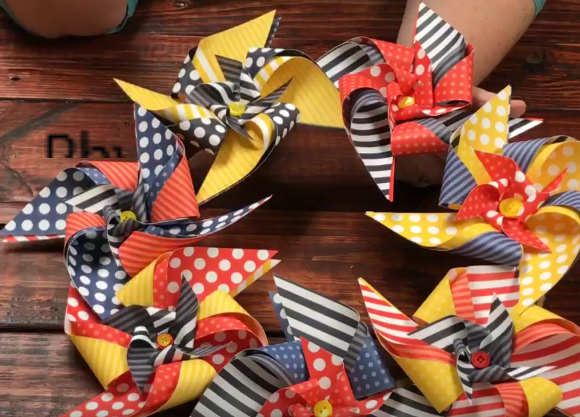 Tuesday Live Project Pinwheel Wreath