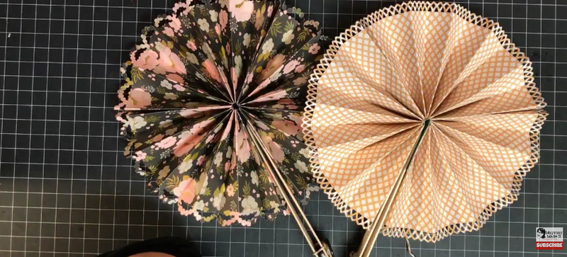 Tuesday Project Folded Paper Fans