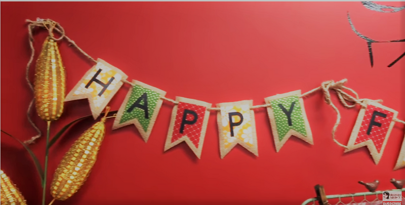 Fall Burlap Banner Made with Cricut Maker and Easy Press plus a Giveaway!!!