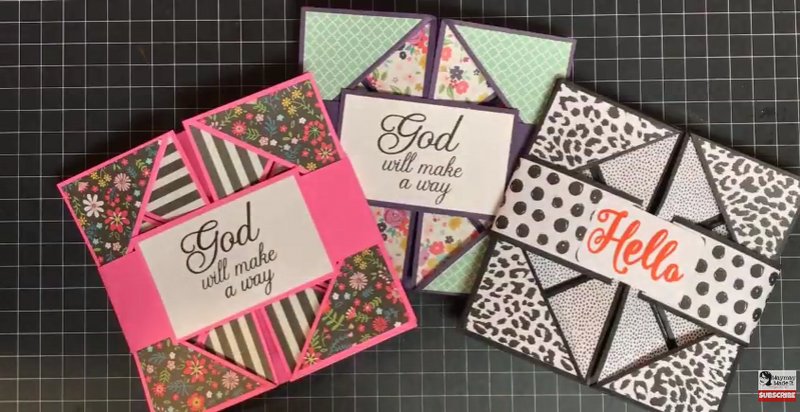 Tuesday Live Project Napkin Fold Card