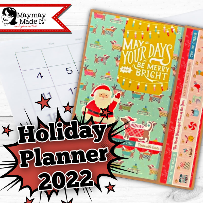 HOLIDAY PLANNER 2022!  IT’S NOT A FOLIO!! Free printable included.